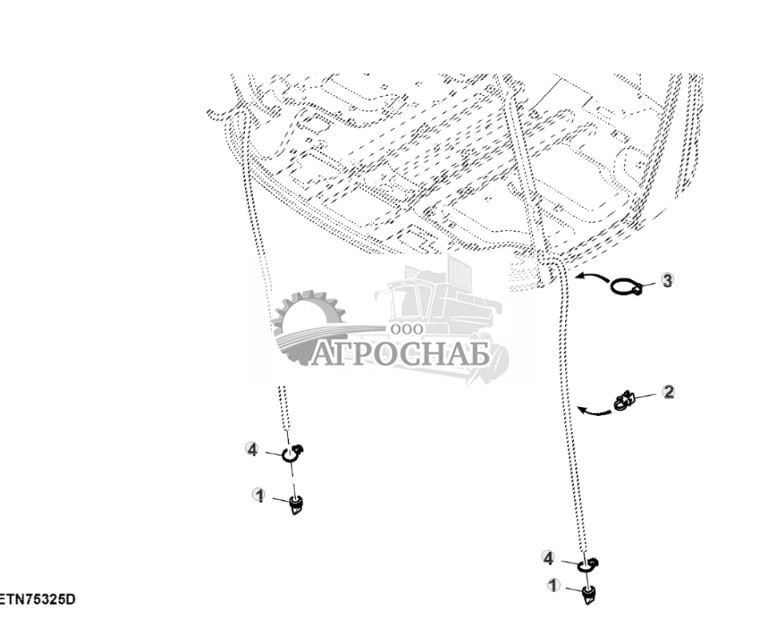 Крепежные детали сливного шланга кондиционера воздуха - ST828750 456.jpg
